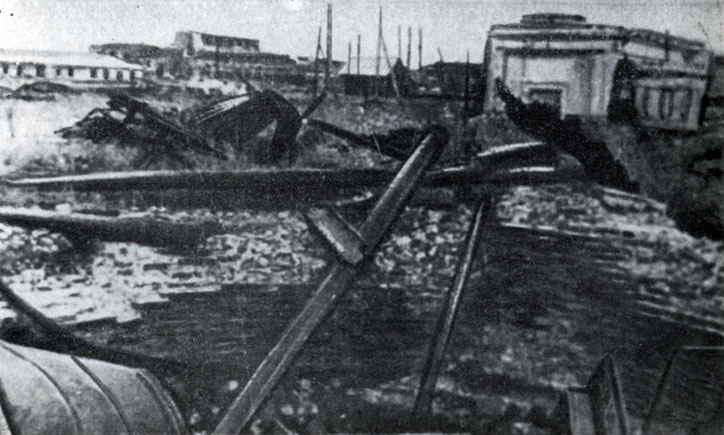 В развалинах и руинах оставили завод гитлеровские оккупанты